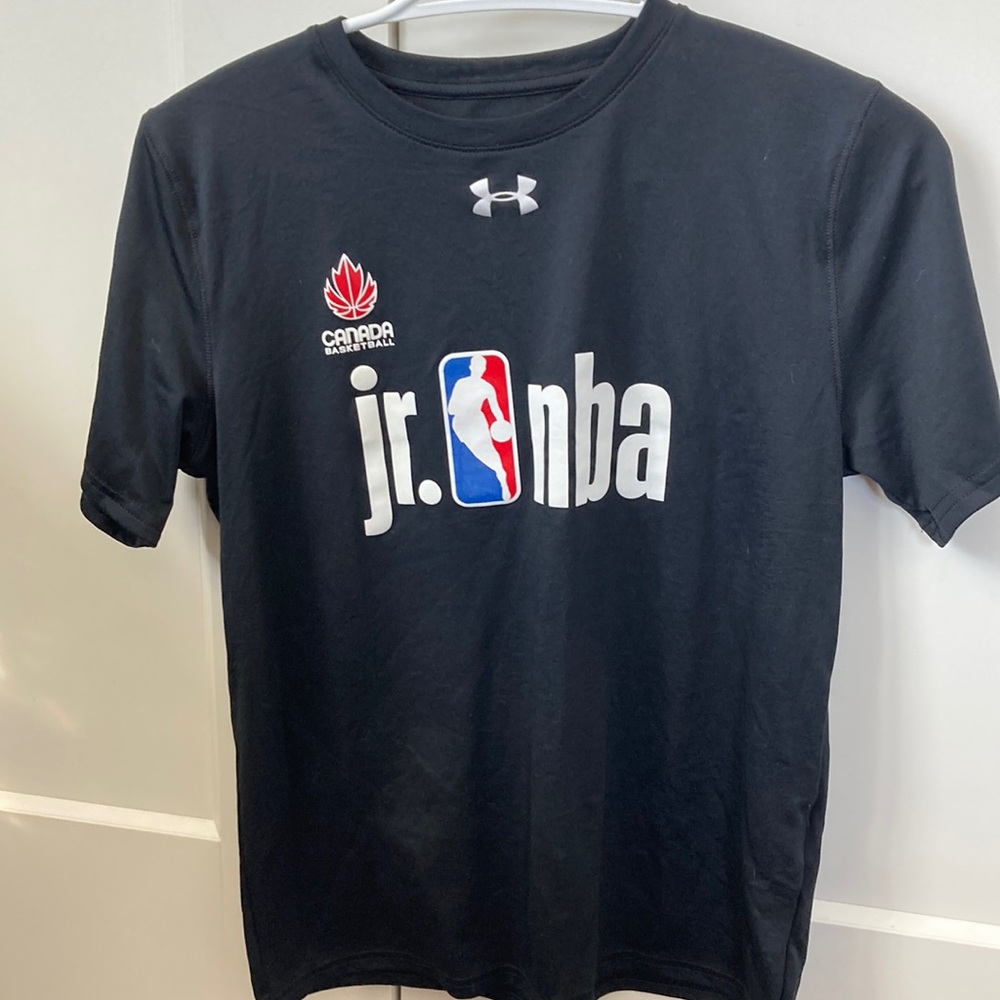 Black Jr NBA under armour shirt